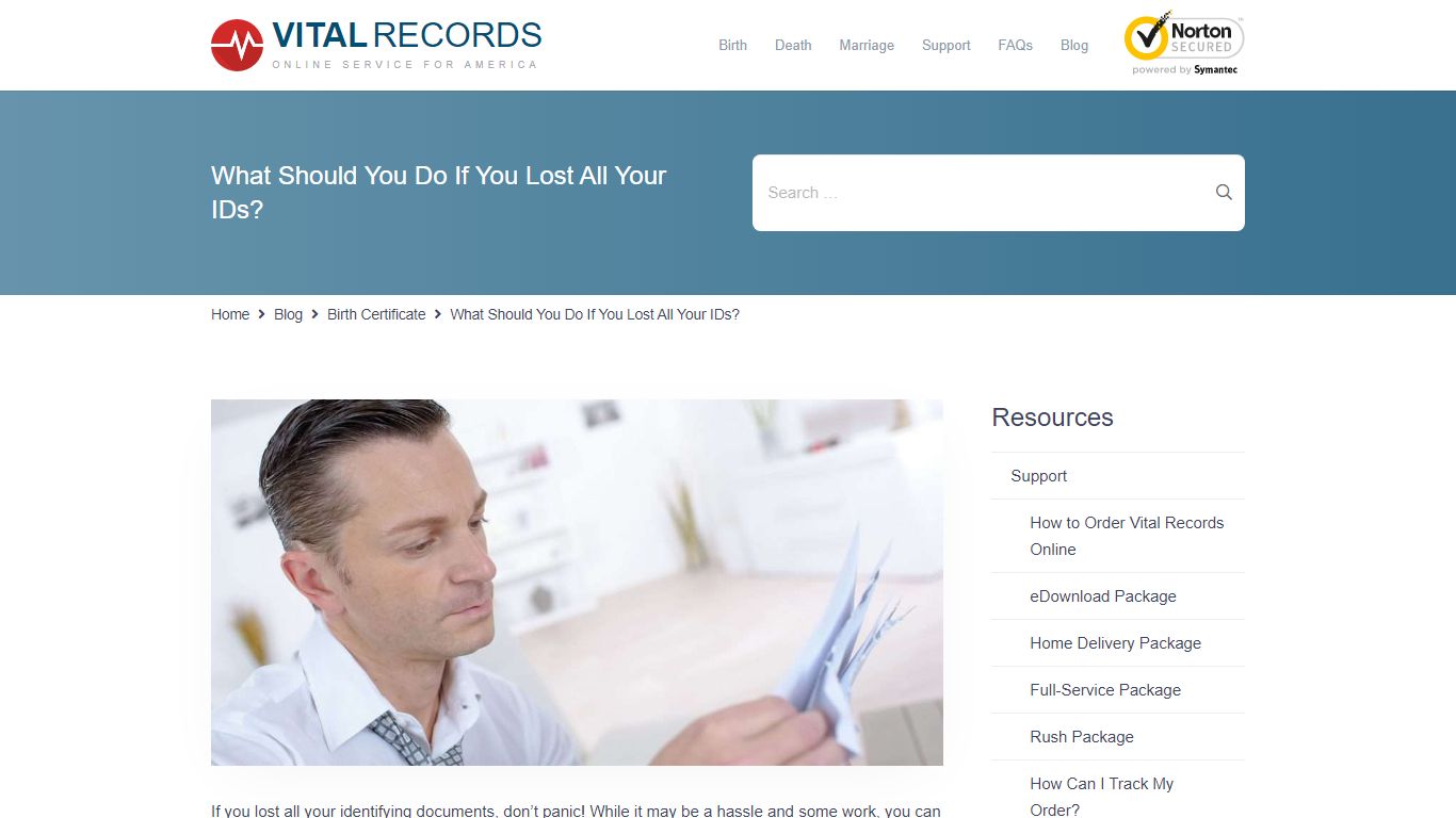 What Should You Do If You Lost All Your IDs? - Vital Records Online
